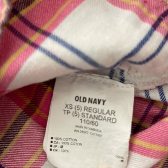 Girl’s button down shirts size XS (4-5) - Picture 4 of 9